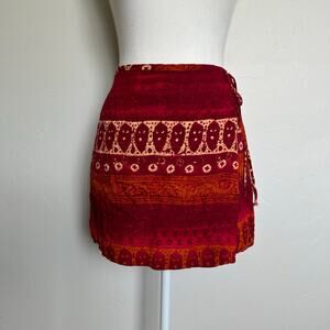 Vintage colorful skort